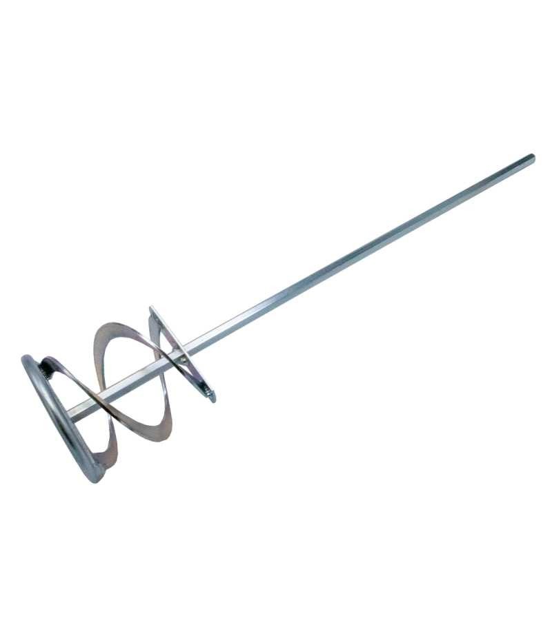 Mixer mortar turbo galvanizat, Ø 80x400x8 mm