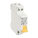 Disjunctor electric modular Total Green 1P+N 20A 4,5kA, curbă C