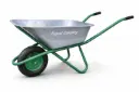 Roaba profesionala cuva metal 85 L roata 3,5 x 8 pneu