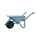 Roabă cu cuvă oţel zincat de 85 l și roată pneu, 3.5x8