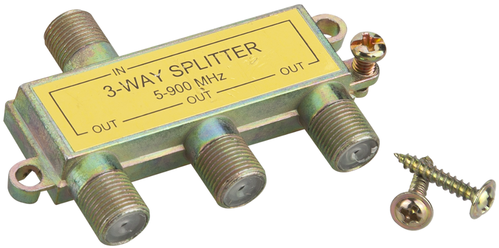 Distribuitor splitter TV, 1 intrare, 3 iesiri