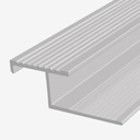 Profil protecție trepte ceramice incorporabil AL2100 din aluminiu Grafit, 2,5 ml