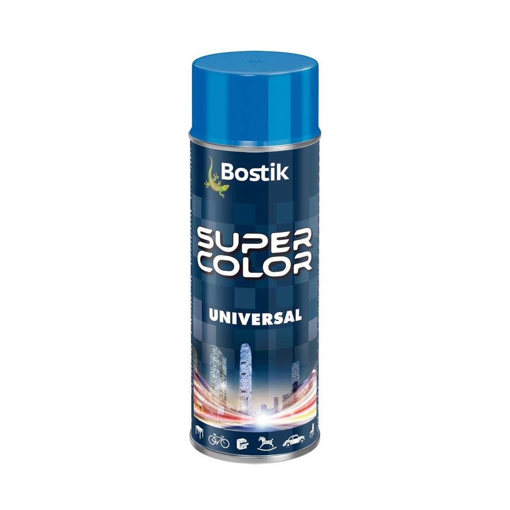 Spray vopsea Bostik Color Universal, RAL 5015 albastru ciel interior/exterior, 400 ml