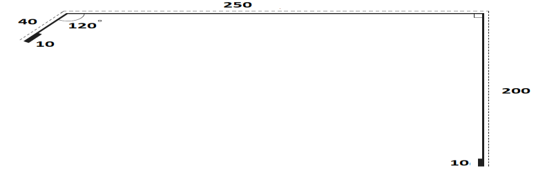 Cornier de margine pentru panou sandwich termoizolant, 0.5x510x4100 mm