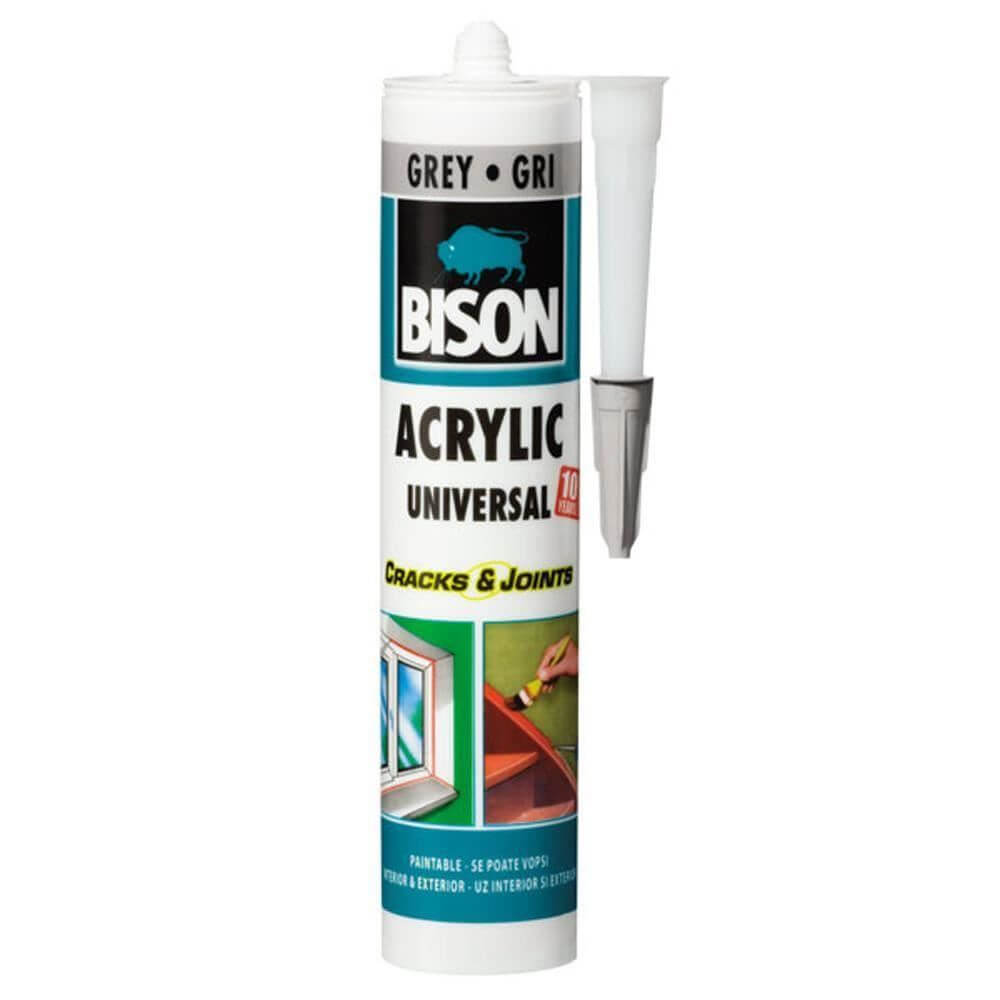 Mastic Etanseizant Bison Acrylic Universal, 300 ml, Gri