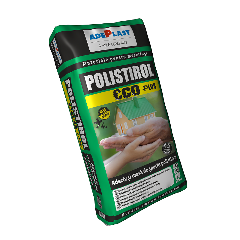 Adeziv termoizolatii Adeplast, Polistirol Eco Plus 25 kg/sac