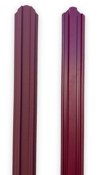 Şipcă gard metalică, RAL 3005 vișiniu mat-lucios,1500x90x0,45 mm