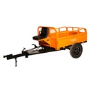 Remorcă pentru motocultor, 600 kg, extensie înalțime 150 mm