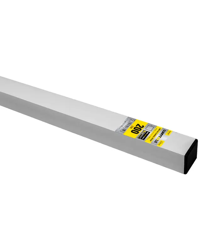 Dreptar aluminiu patrat 1.2 mm, 50x50x200 cm