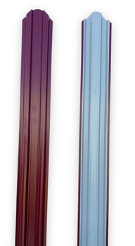 Şipcă gard metalică, RAL 3005 vișiniu lucios-grund,1500x90x0,4 mm