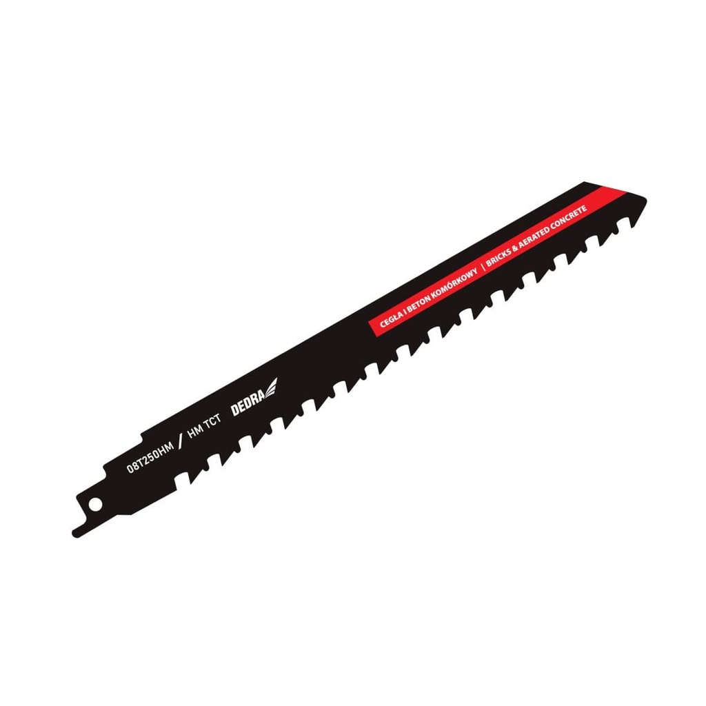 Lamă pentru ferestrău tip sabie 240/190 mm,beton celular, HM 
