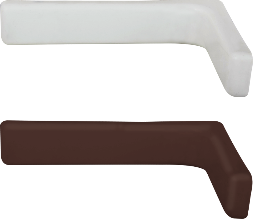 Consola metalica alba cu masca 115 x 78 mm