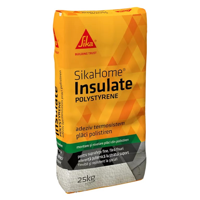 Adeziv pentru termosistem, SikaHome® Insulate Polystyrene 25 kg/sac