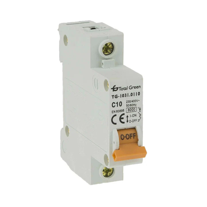 Disjunctor electric modular Total Green 1P 32A 6kA, curbă C