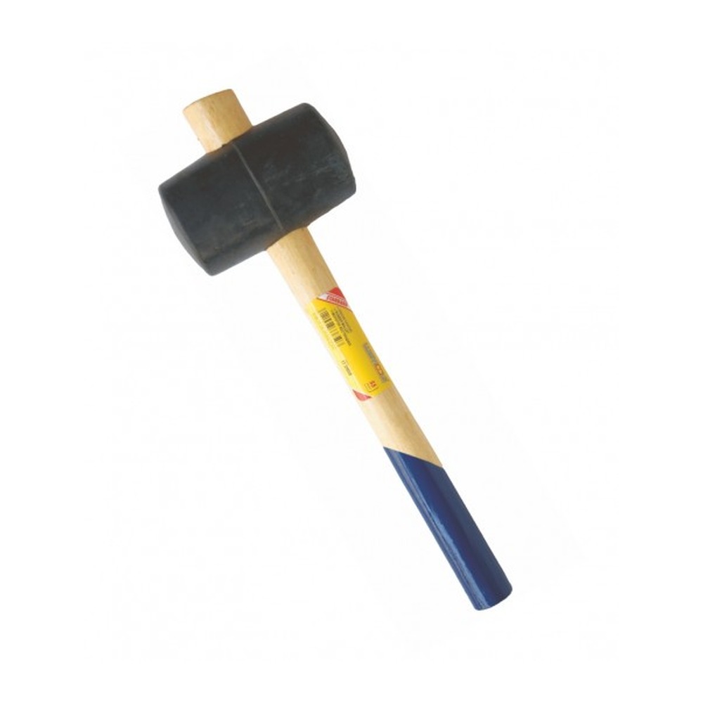 Ciocan din cauciuc, negru, Ø 68 mm, 900 gr