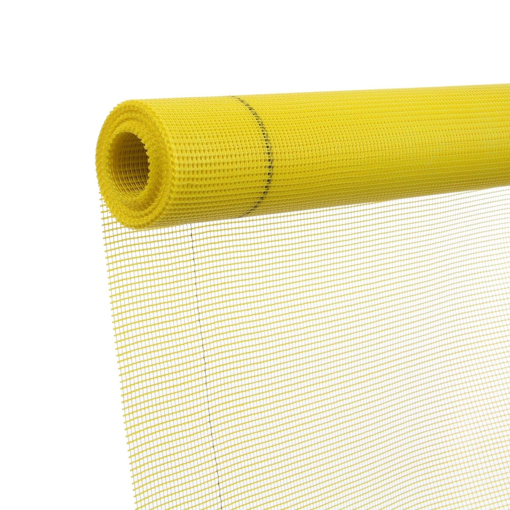 Plasă din fibră de sticlă, color alba, 145 gr, 1x50 m, capeti