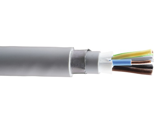 Cablu CYAbY-F gri, 5x6 mm², izolație PVC