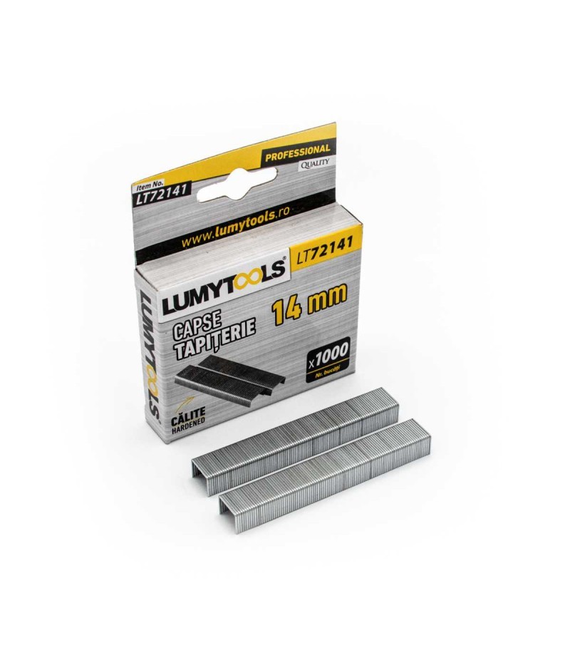 Capse tapiţerie pentru capsator, înălțime 14x0.7 mm 1000 buc