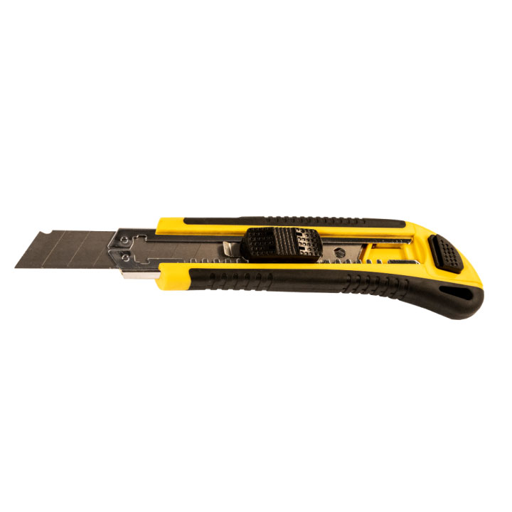 Cutter cu protecție și 3 rezerve, lățime lamă 18 mm