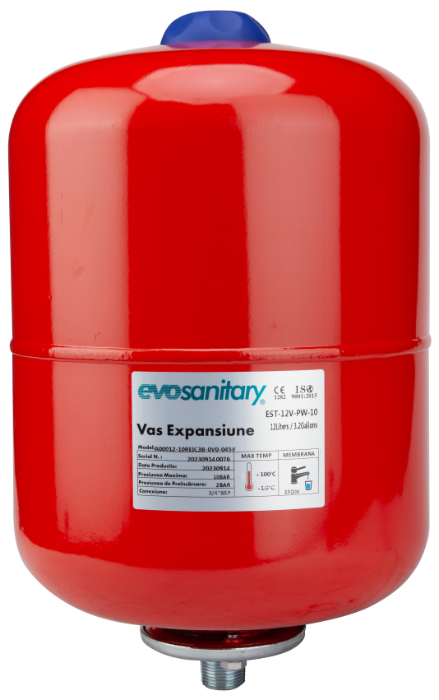 Vas de Expansiune cu Membrană EVOSANITARY, 24L, 10 bar
