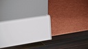Capete pentru plintă MDF, alb, dimensiuni 60 mm, 2 buc/set