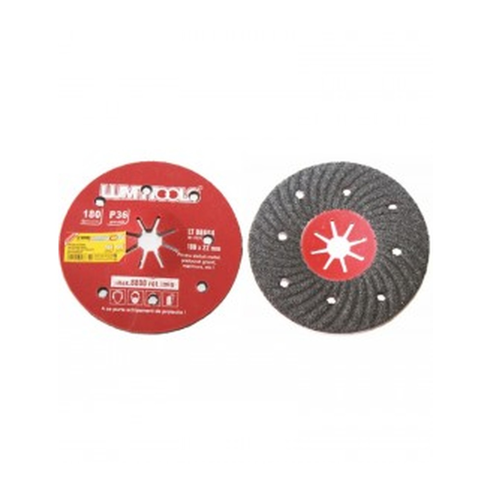 [P007909] Disc glazurat P36 pentru șlefuit metal, prelucrat granit, marmură, 180x22mm
