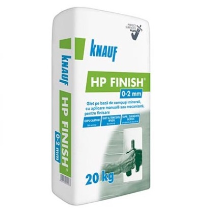 Glet pe bază Knauf HP FINISH, 20 kg