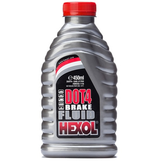Lichid de frână Hexol DOT4, 450 ml