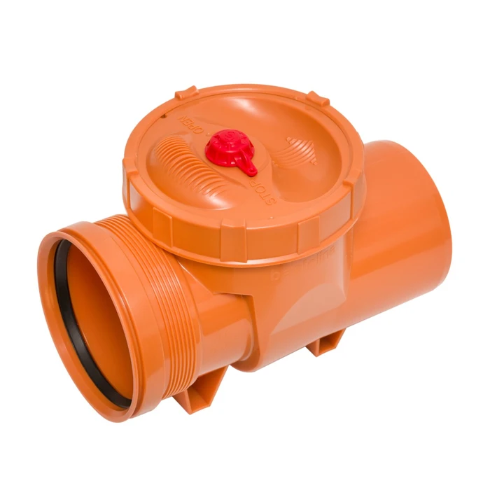 Clapeta unic sens PVC mufa inel, Ø 160 mm