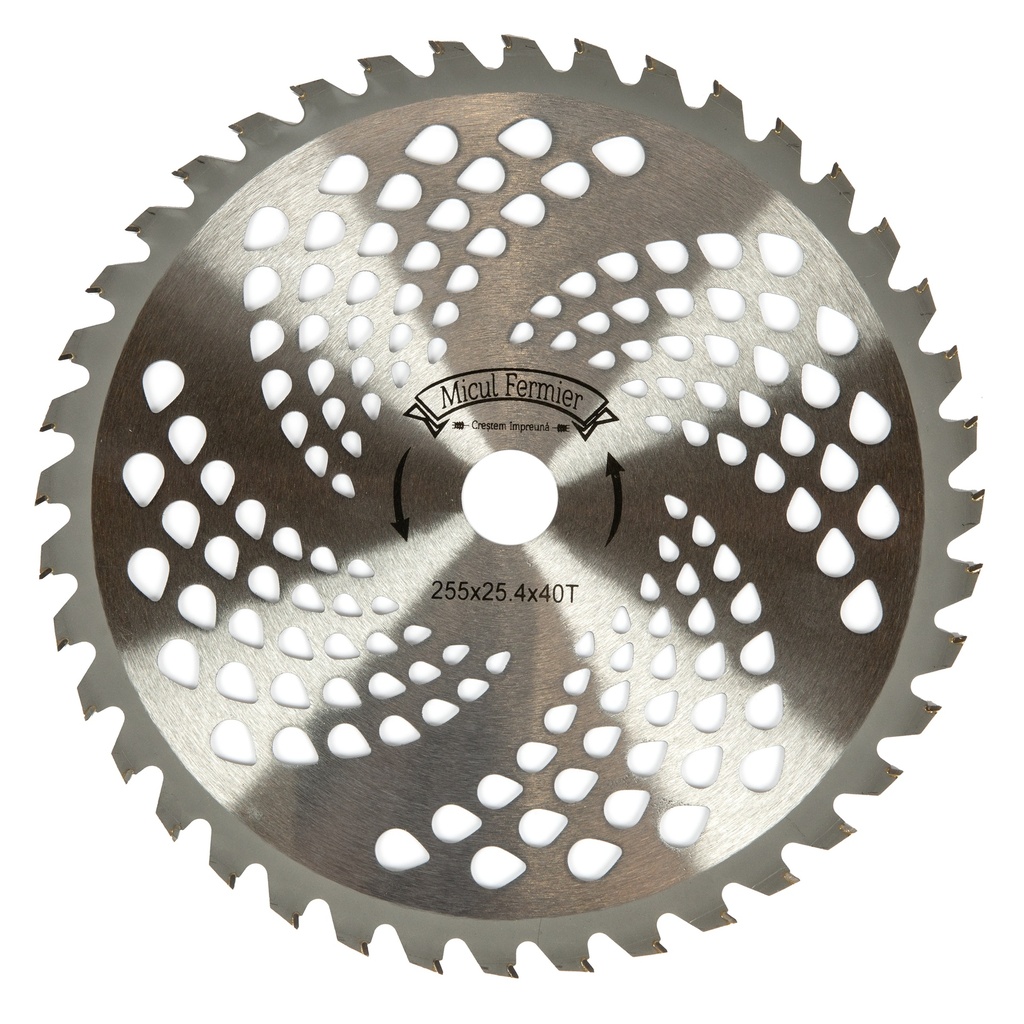 Disc motocositoare 40T Vidia 255x25.4x1mm