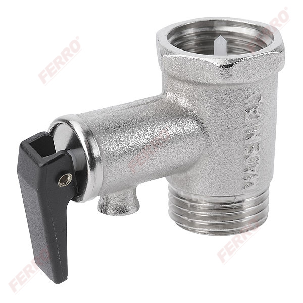 Supapă de siguranță pentru boiler cu golire 1/2'' 3 bar