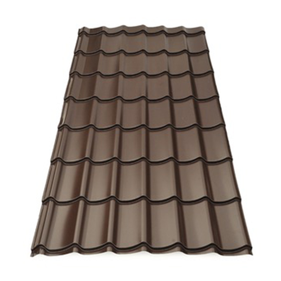 Tigla metalica clasic (8017) 0,40 mm lucios