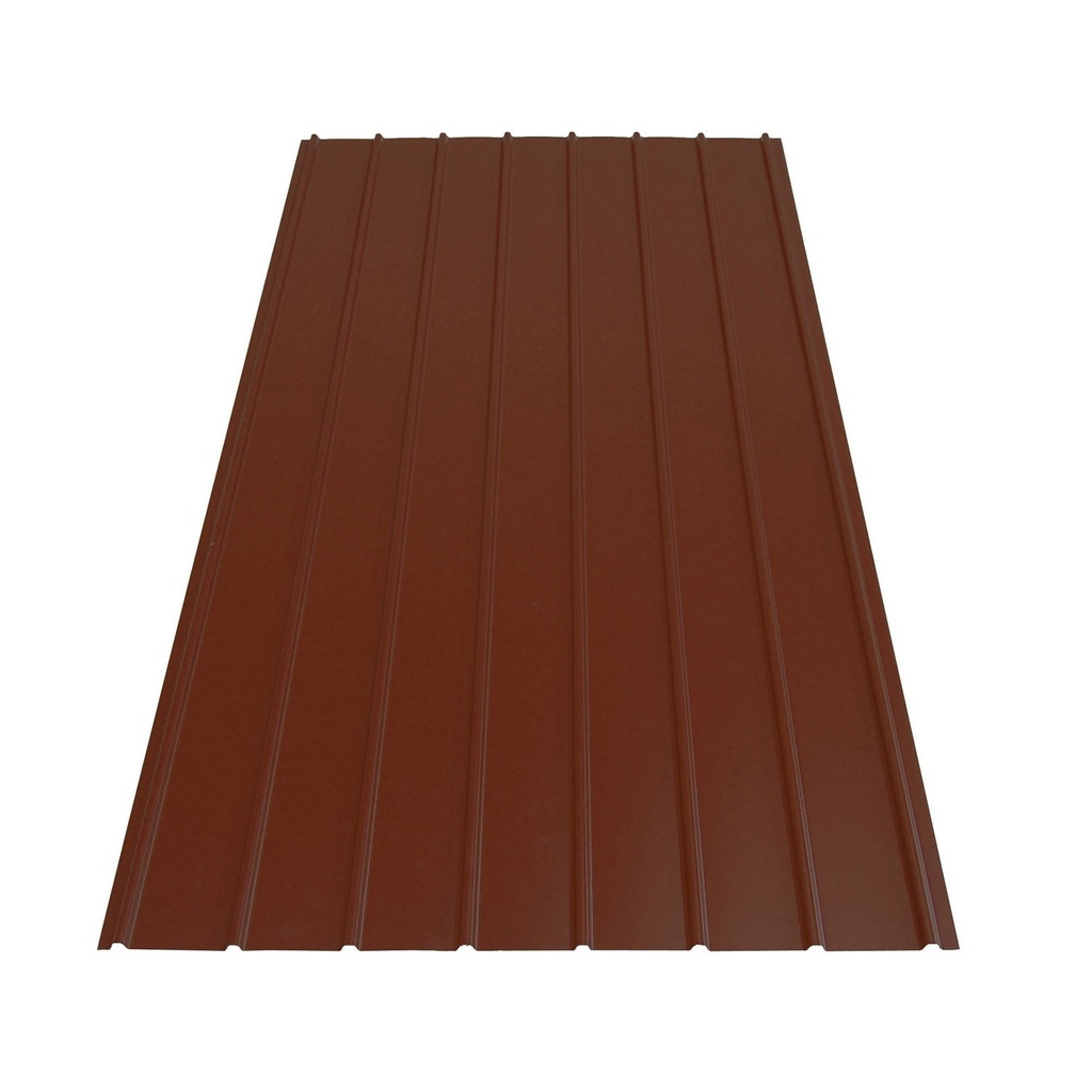 Tablă cutată H12 RAL 8017 maro, 2000x910x0.4 mm