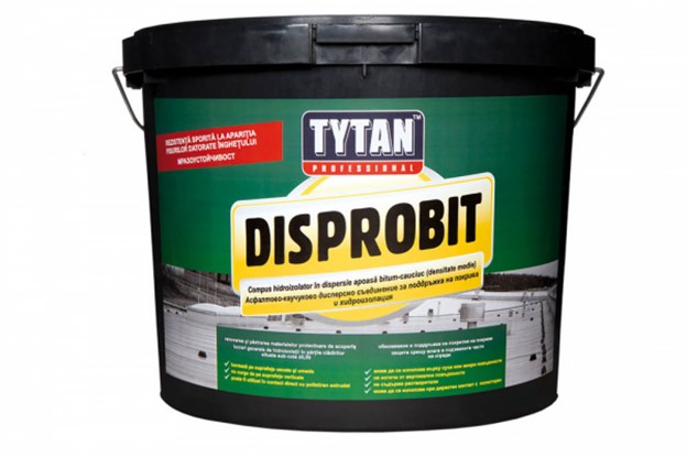 Solutie pentru hidroizolatie, bitum-cauciuc, Disprobit Tytan Professional 10 kg