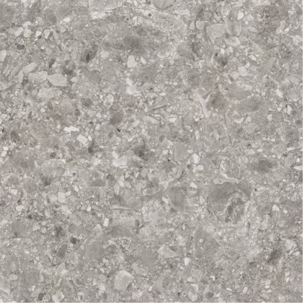 Gresie exterior/interior porțelanată glazurată Terrazzo Grey mată, 47x47 cm, 1.55 mp
