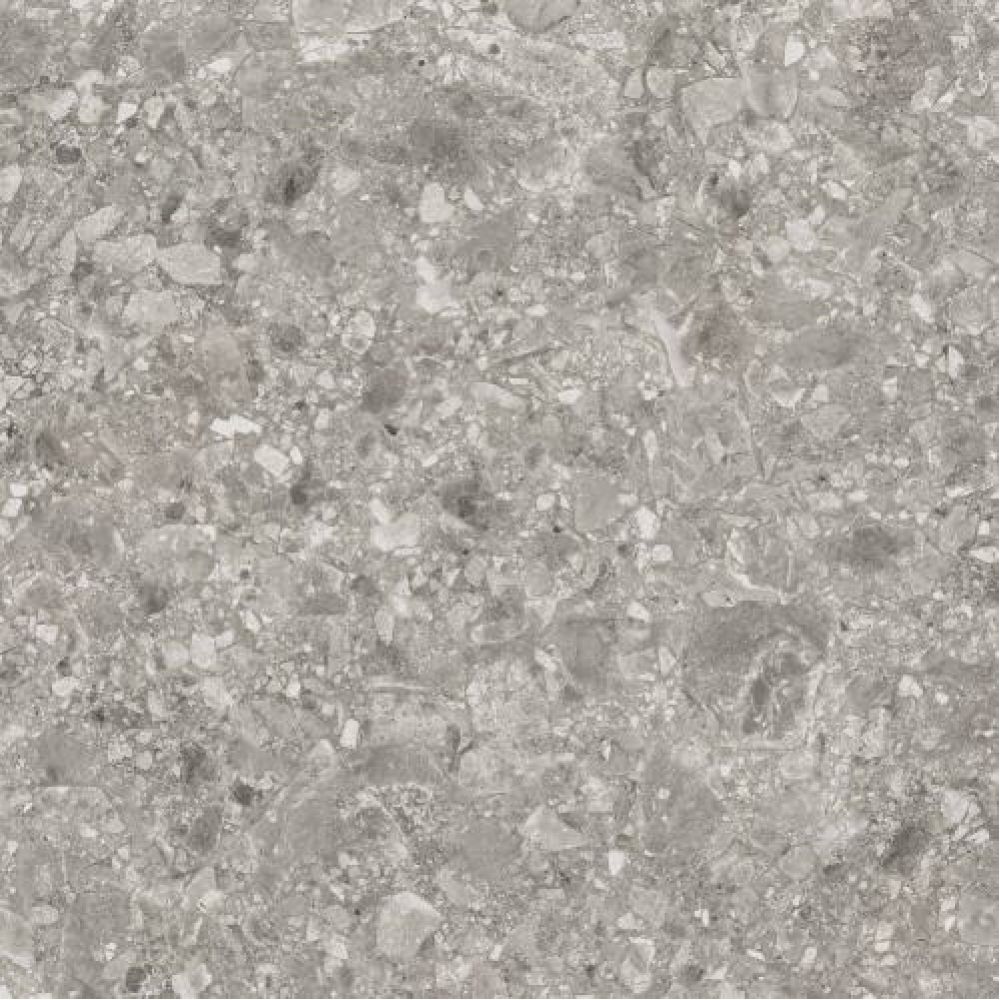 Gresie exterior/interior porțelanată glazurată Terrazzo Grey mată, 47x47 cm, 1.55 mp