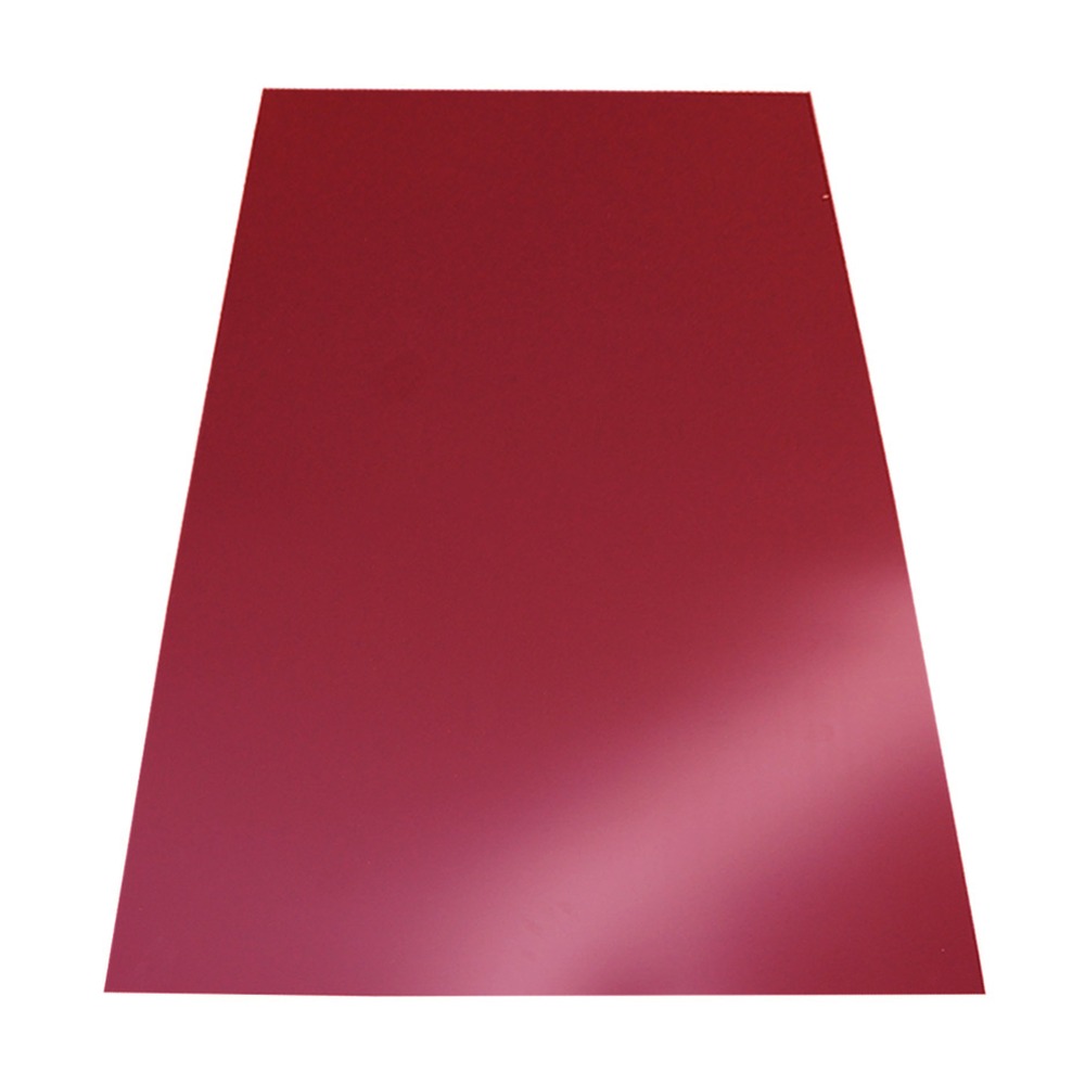 Tablă lisă RAL 3011 roșu, 2000x100x0.3 mm