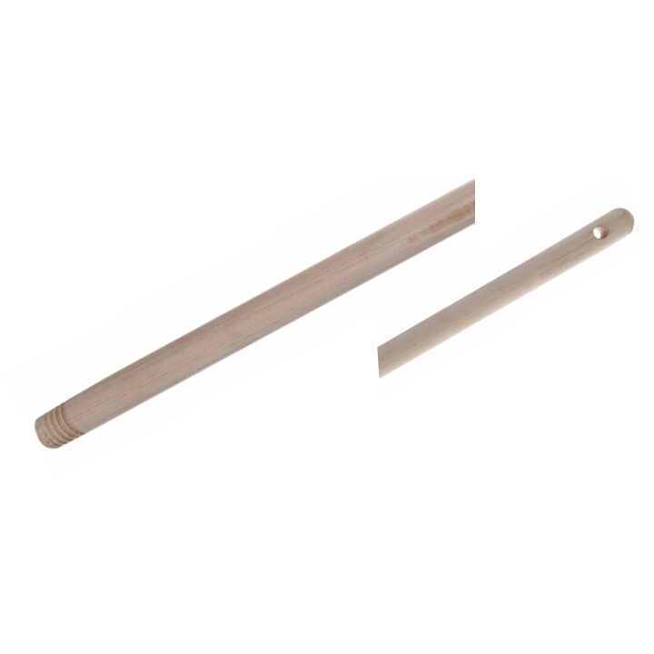 Coadă din lemn cu filet pentru mătură, 1100 mm