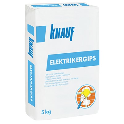 Ipsos Knauf ELEKTRIKERGIPS pentru fixarea instalațiilor electrice, 5 kg