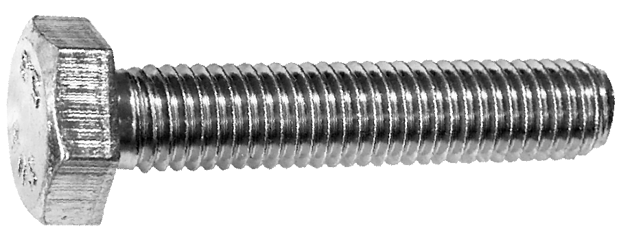 Șurub metric cap hexagonal DIN 933-8.8 oțel zincat, M 20x80 mm