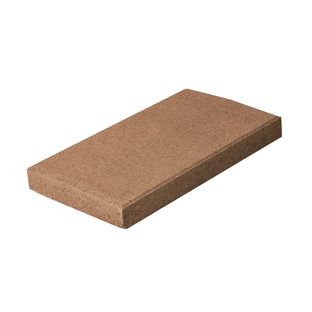 Capac element gard, 47x27x5 cm, maro 