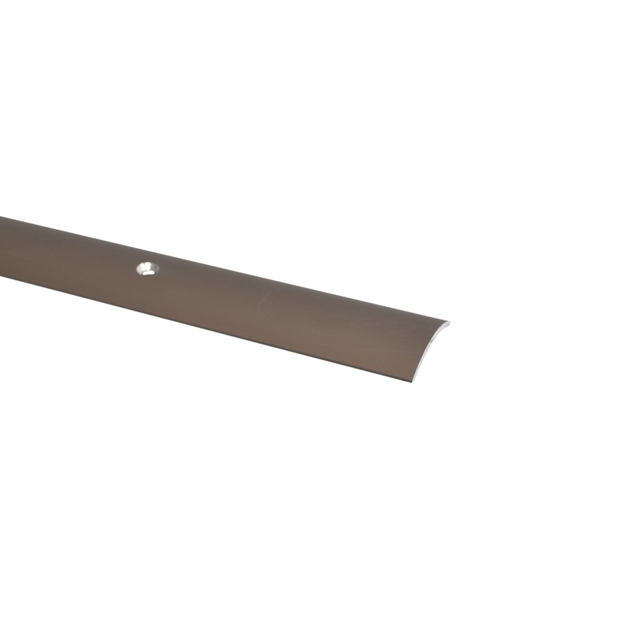Profil de trecere aluminiu SET S03 bronz, montaj șurub vizibil, 3x93 cm