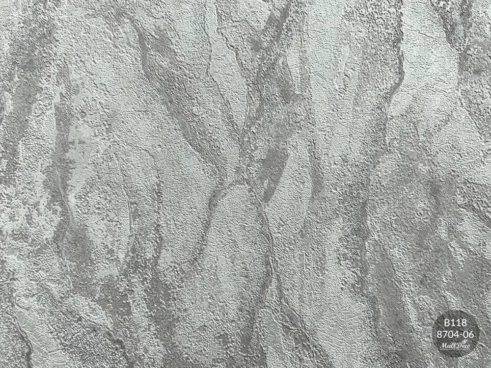 Tapet de lux gri texturat living, model Florina, dimensiune 1.06m x 10, 05m