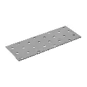 Placă perforată plată din otel zincat pentru de constructii lemn, 160x60x2 mm