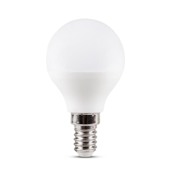 Bec LED Novelite E14 5W 425 lumeni, glob mat G45, lumină rece