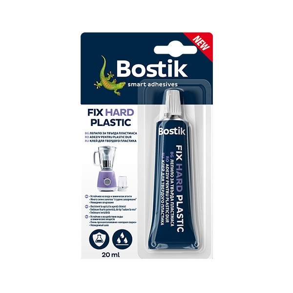 Adeziv pentru plastic rigid, Bostik Fix Hard Plastic, 20 ml