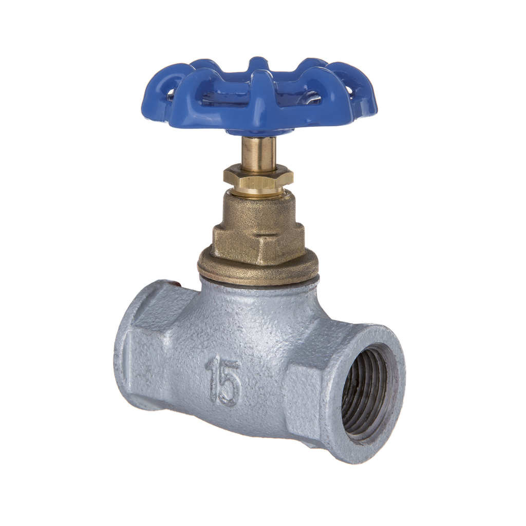 Robinet trecere din fontă cu ventil D. 1'' fi