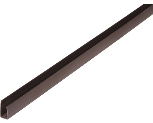 Profil U pentru lambriu maro închis, 3 ml