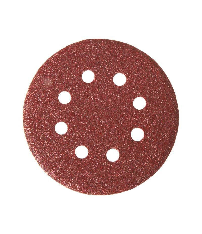 Set 10 discuri din pânză abrazivă P120 granulație, Ø 125 mm