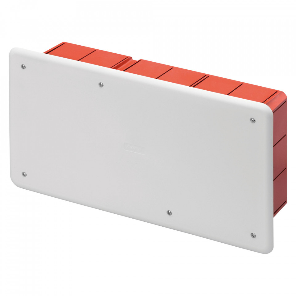 Doză îngropată Gewiss pentru legături GW48007 capac alb, 392x152x75 mm